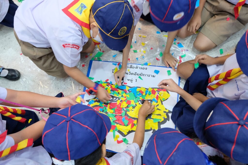 กิจกรรมเข้าค่ายฝึกอบรมลูกเสือ-เนตรนารี สำรอง (Day Camp) ระดับชั้นประถมศึกษาปีที่ ๑