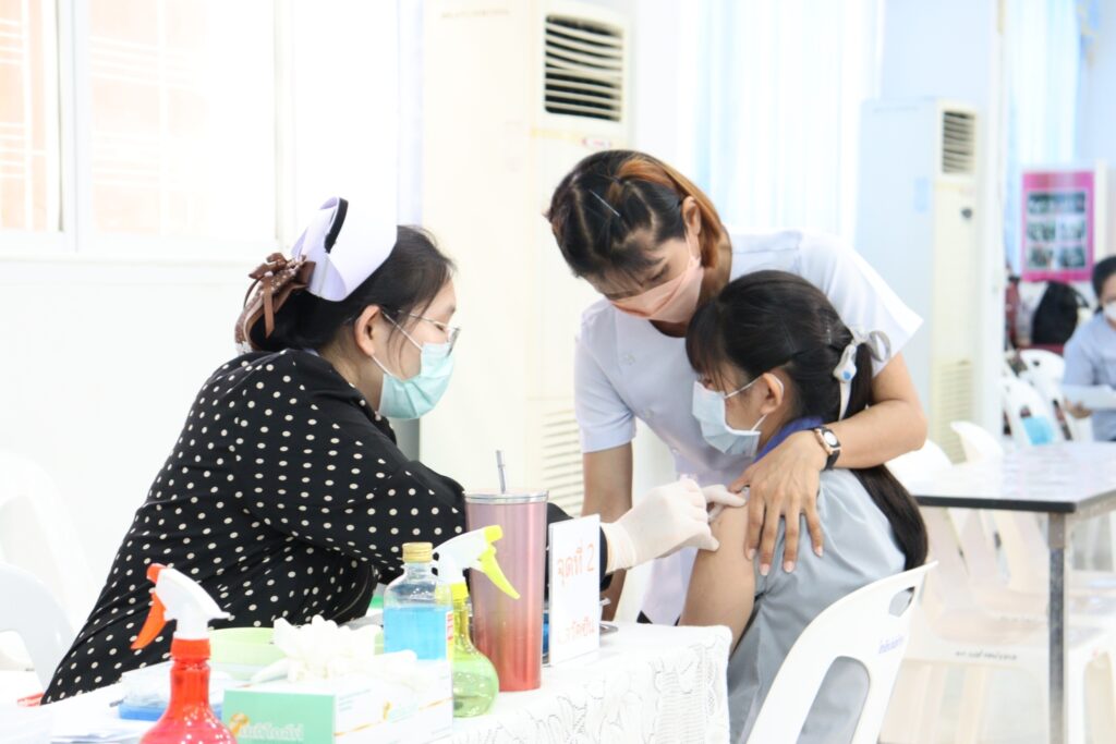 กิจกรรมฉีดวัคซีนป้องกันไข้หวัดใหญ่ 4 สายพันธุ์ 2023