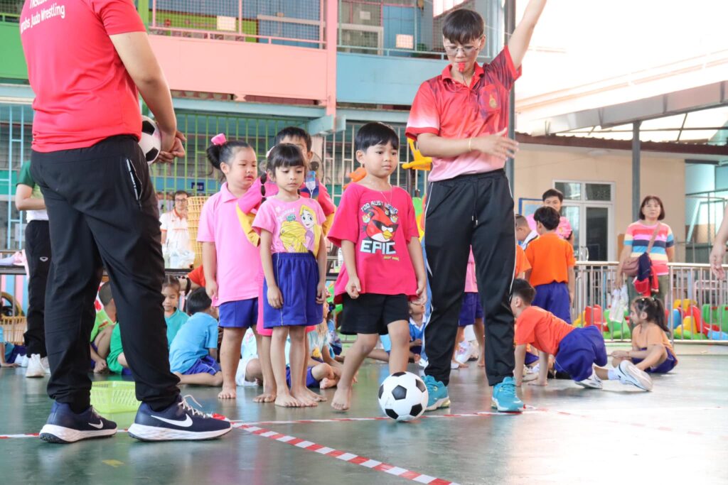กิจกรรมกีฬาสีระดับชั้นอนุบาล ปีการศึกษา 2567