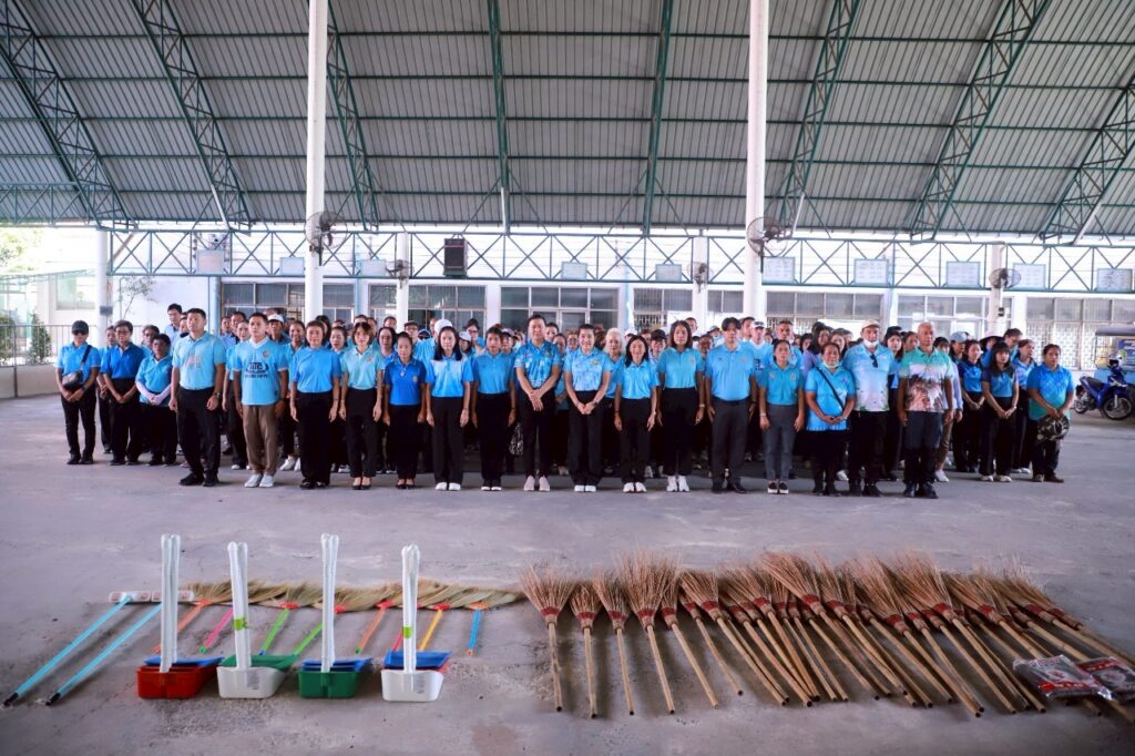 เข้าร่วมกิจกรรมรวมพลังสร้างสัปปายะสู่วัดด้วยวิถี 5 ส (Big Cleaning Day)